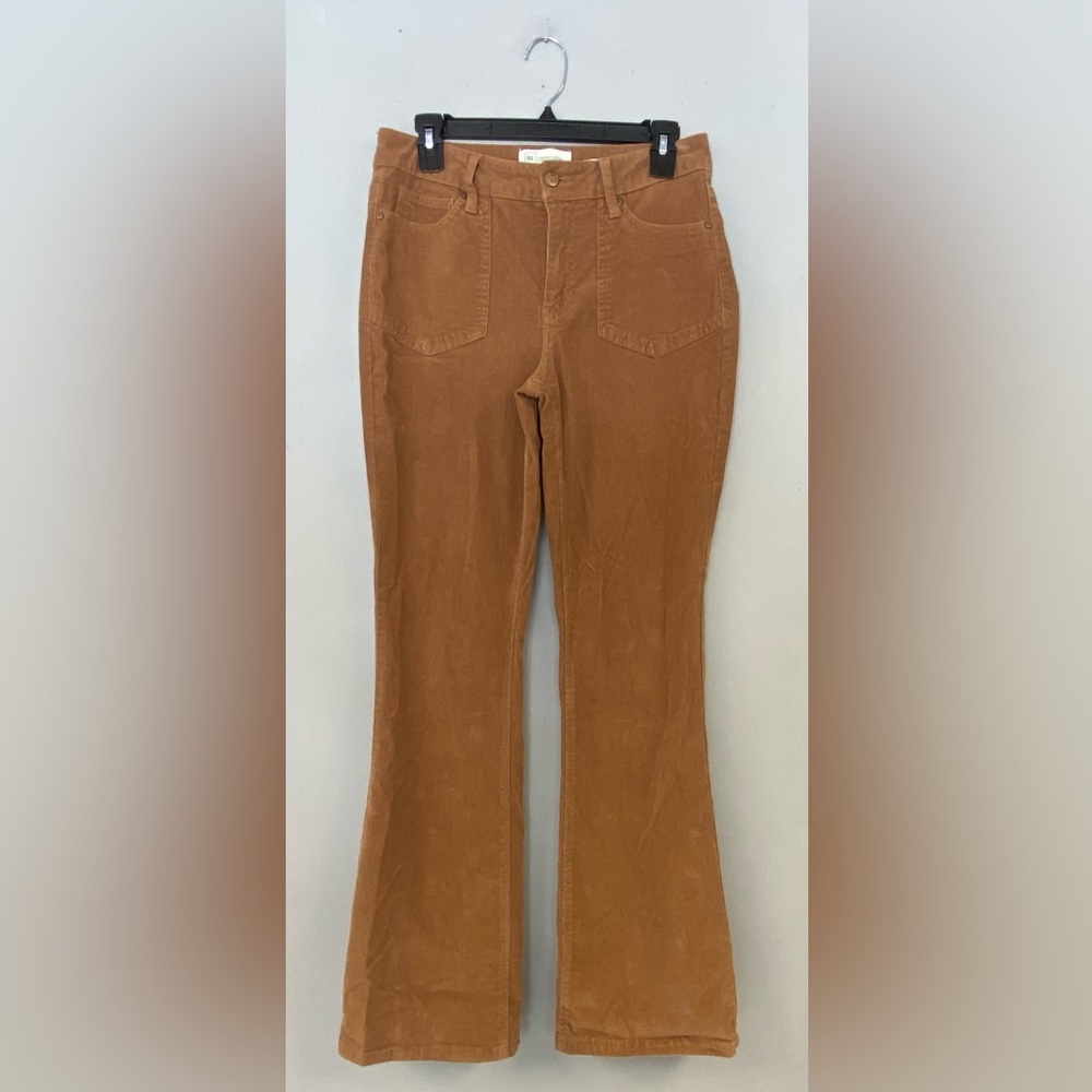 Regeneration By Celebrity Pink Womens Size 9/29 Flare Corduroy Tan Retro Pants - Picture 2 of 10